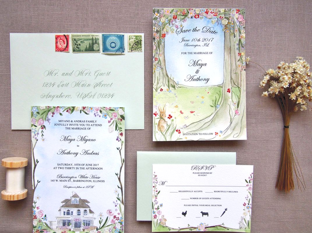 Custom Wedding invitations