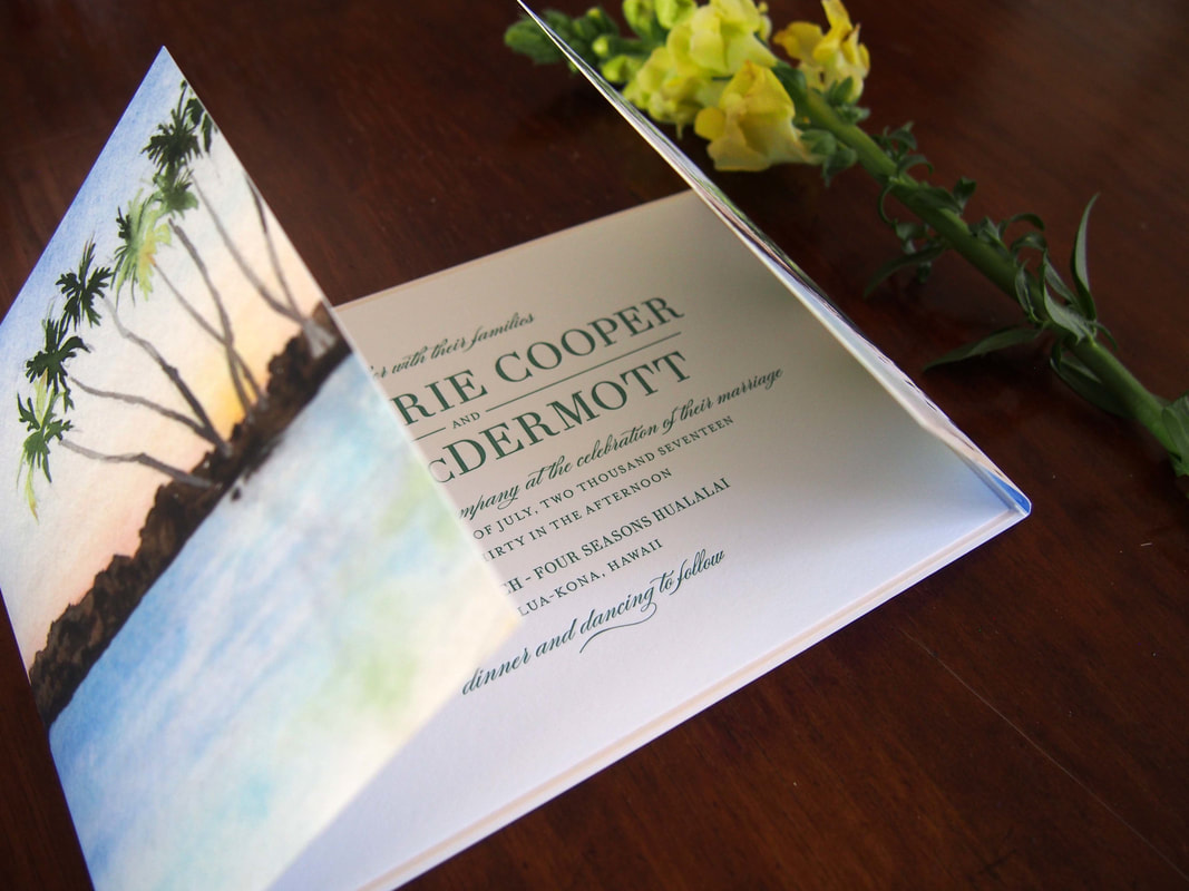 Four Seasons Hualalai Wedding Invitations