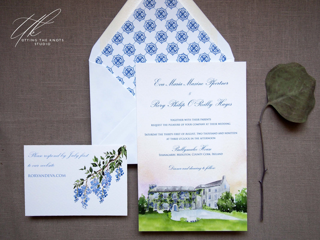 Ballymaloe House Wedding Invitations
