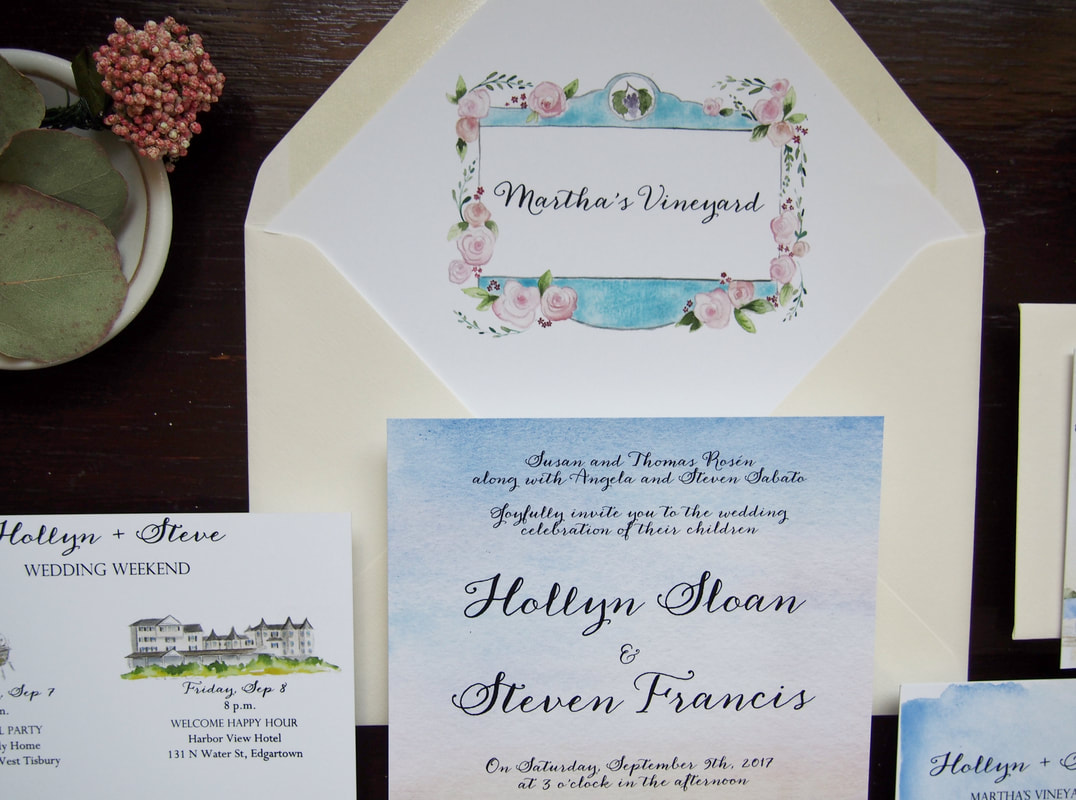 Martha's Vineyard Wedding Invitations