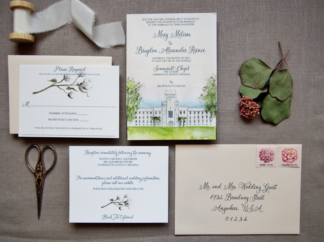 Charleston Wedding Invitations