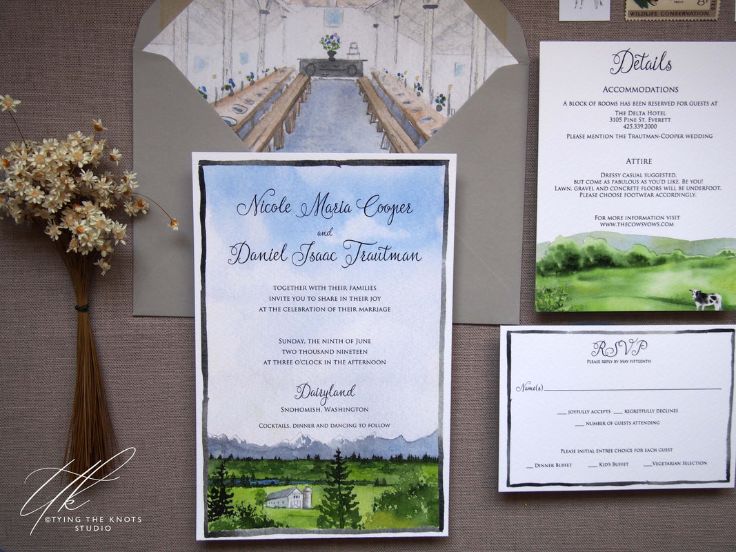 Custom Wedding invitations